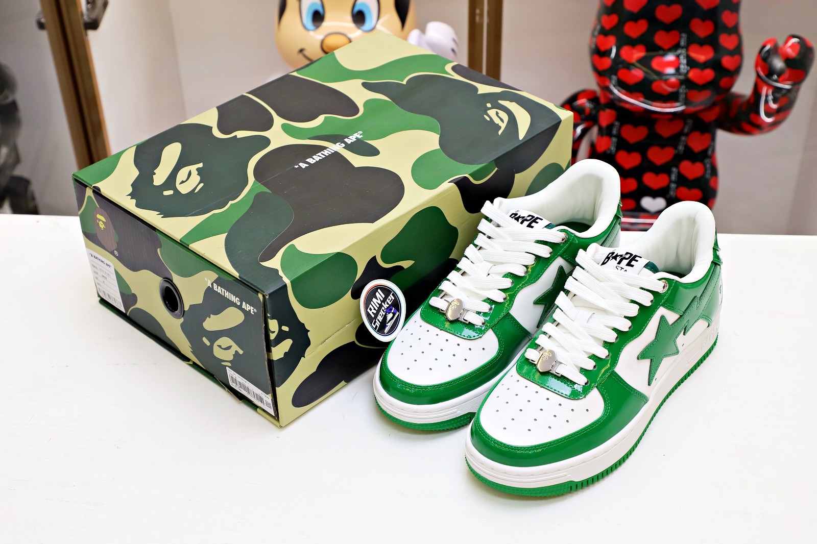 BAPE BAPESTA 'GREEN'