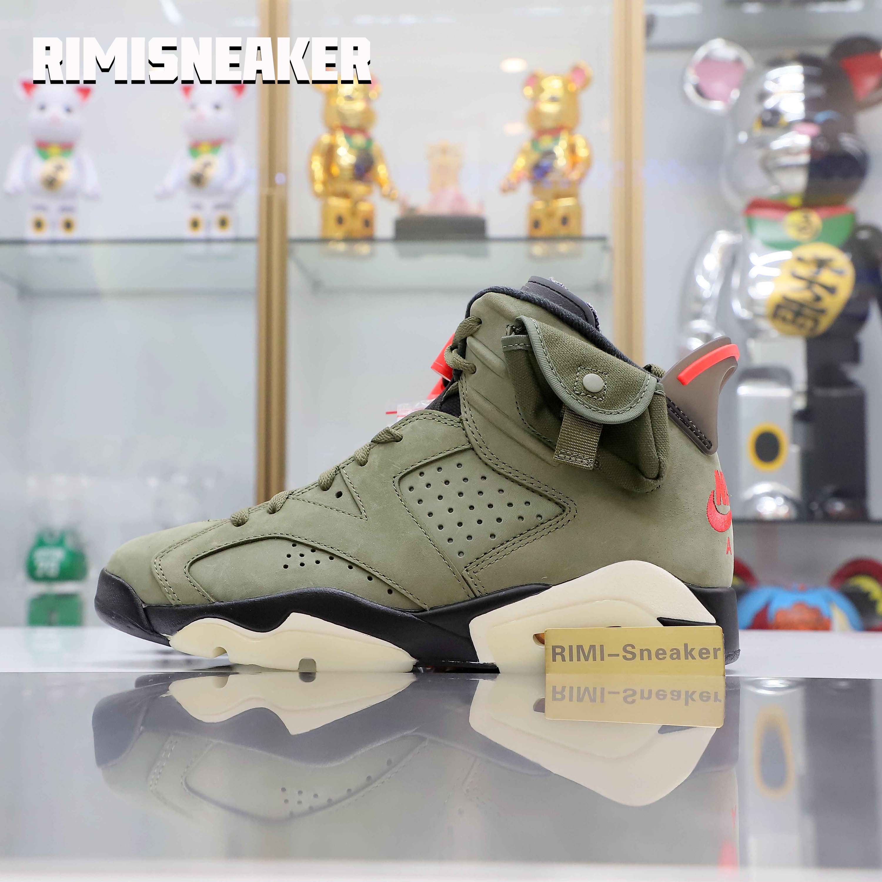TRAVIS SCOTT X AIR JORDAN 6 RETRO 'OLIVE'