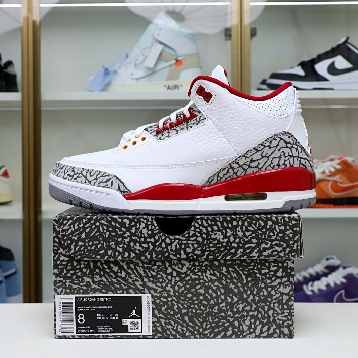 Air Jordan 3 retro "cardinal red"