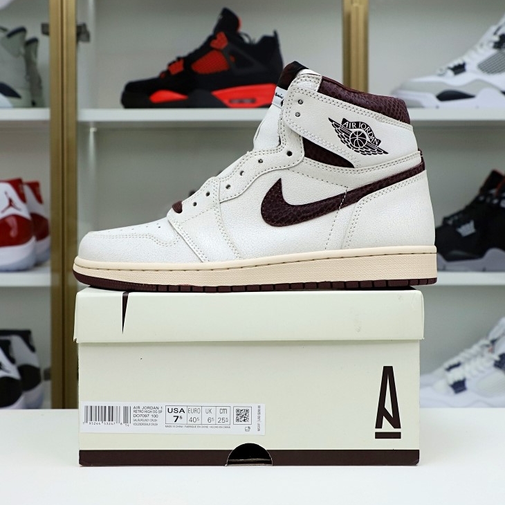ordan Air Jordan1 retro high og sp "sail and burgundy"