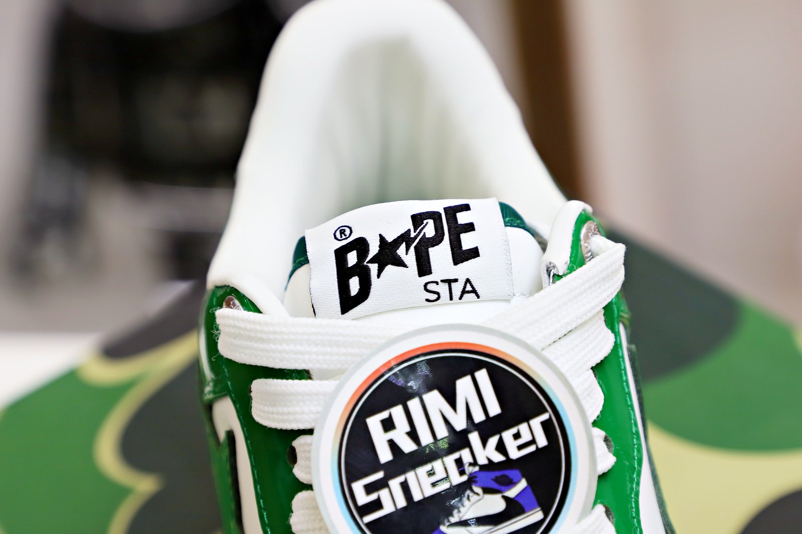 BAPE BAPESTA 'GREEN'