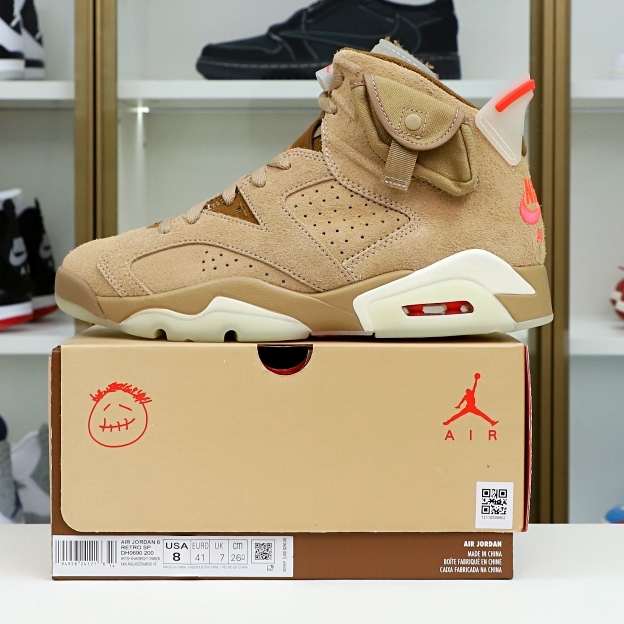 Travis Scott x Air Jordan 6 Retro SP "British Khaki"