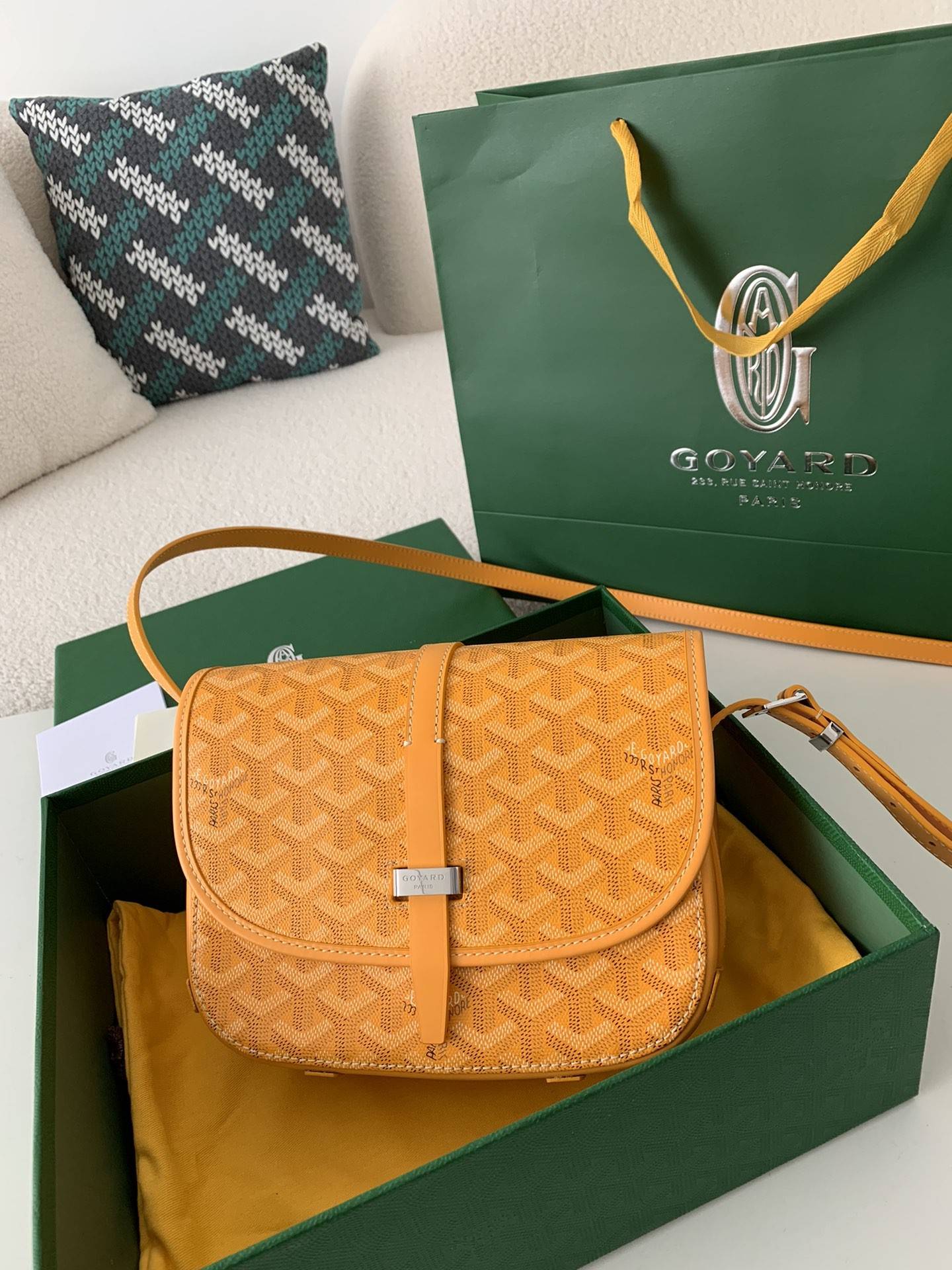 Goyard BeL*Védère bag Top Quality Size:21.5*16*6cm