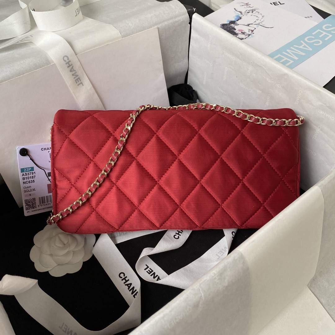CH*EL23A Hot Selling Pearl Stick Bag AS3791, Top Quality Size: 11.5 * 26 * 4cm