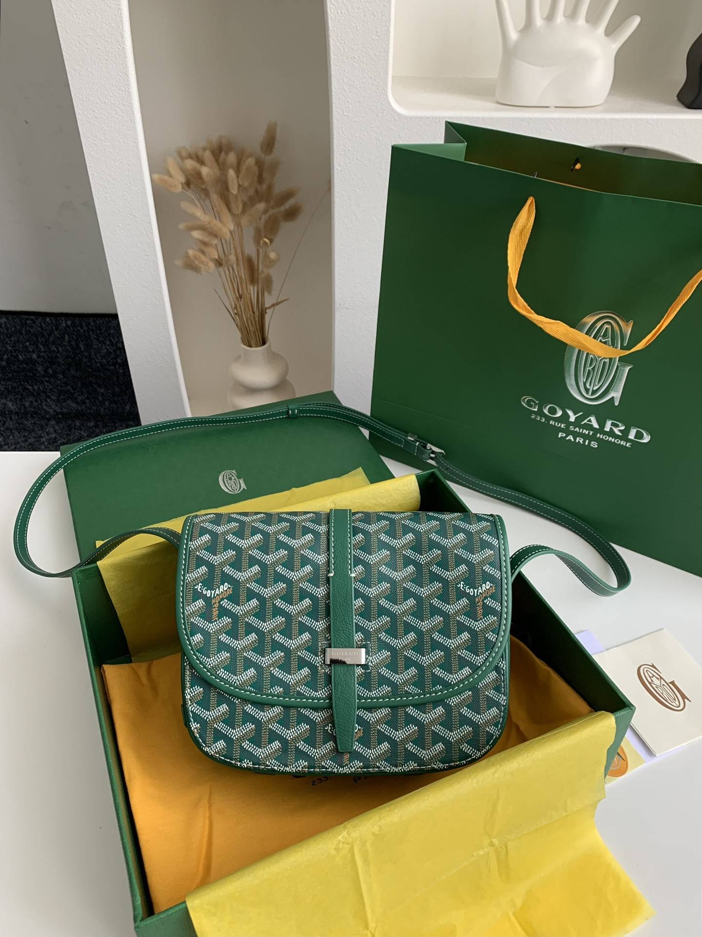 Goyard BeL*Védère bag Top Quality Size:21.5*16*6cm