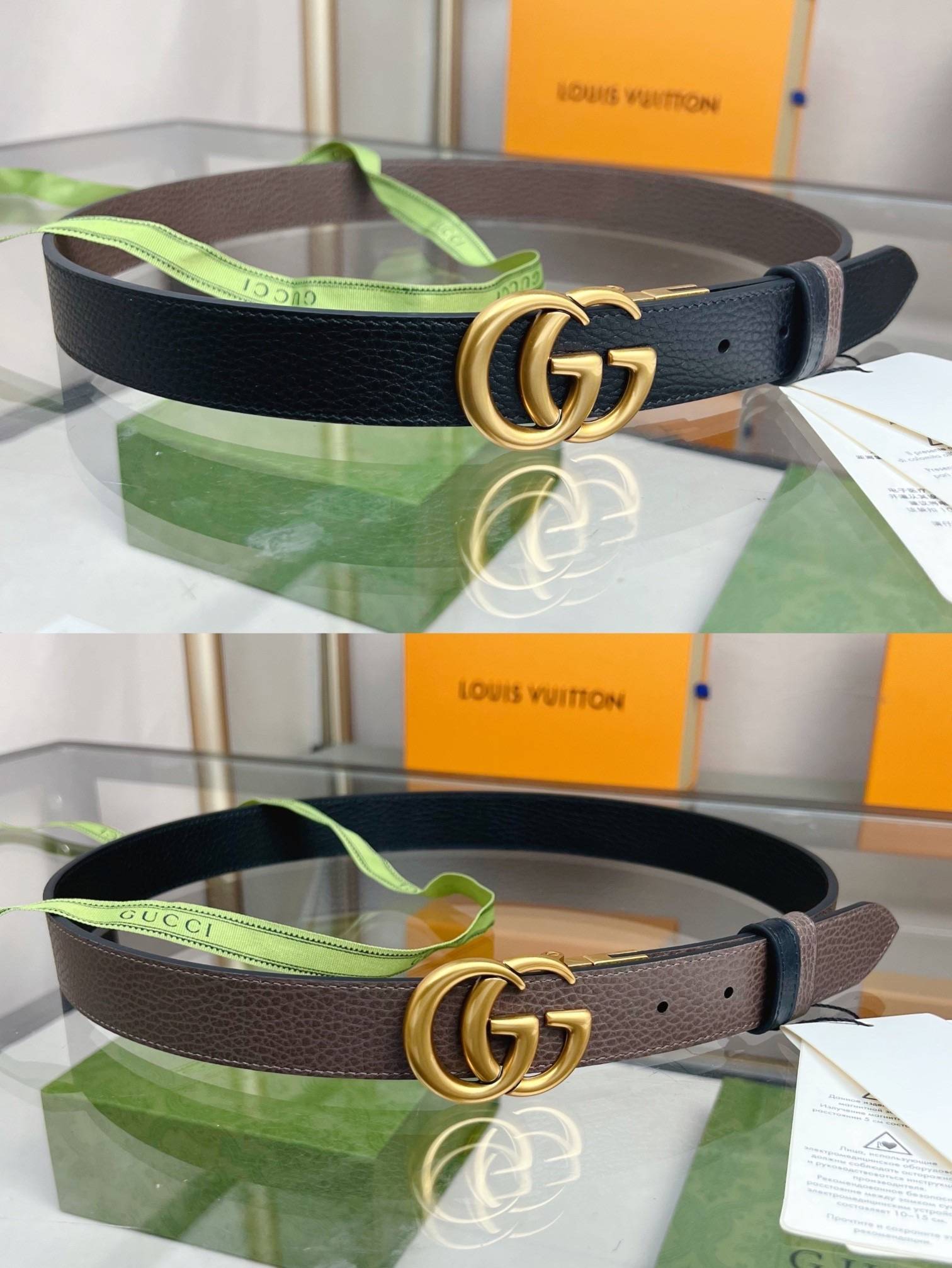 G*u*i men's belts