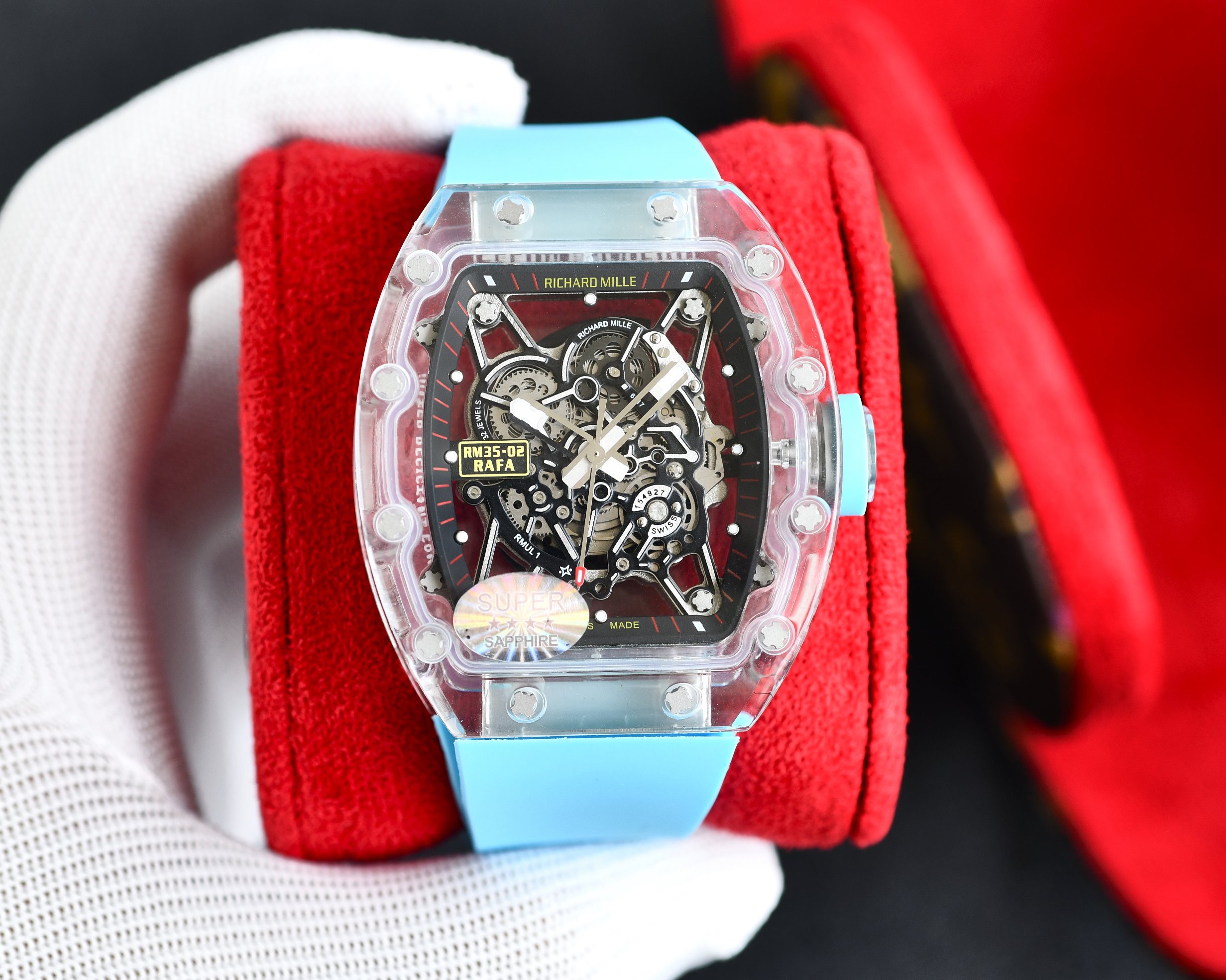 Richard Miller 💍rm35-02, glass transparent series!