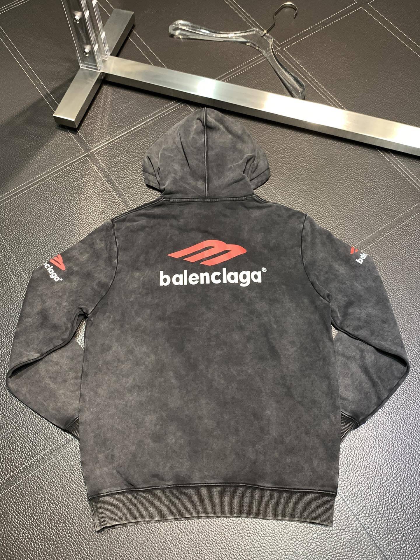 Balenciaga Men's casual hooded sweatshirt