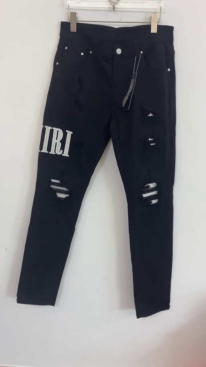Amiri slim fit petite straight jeans