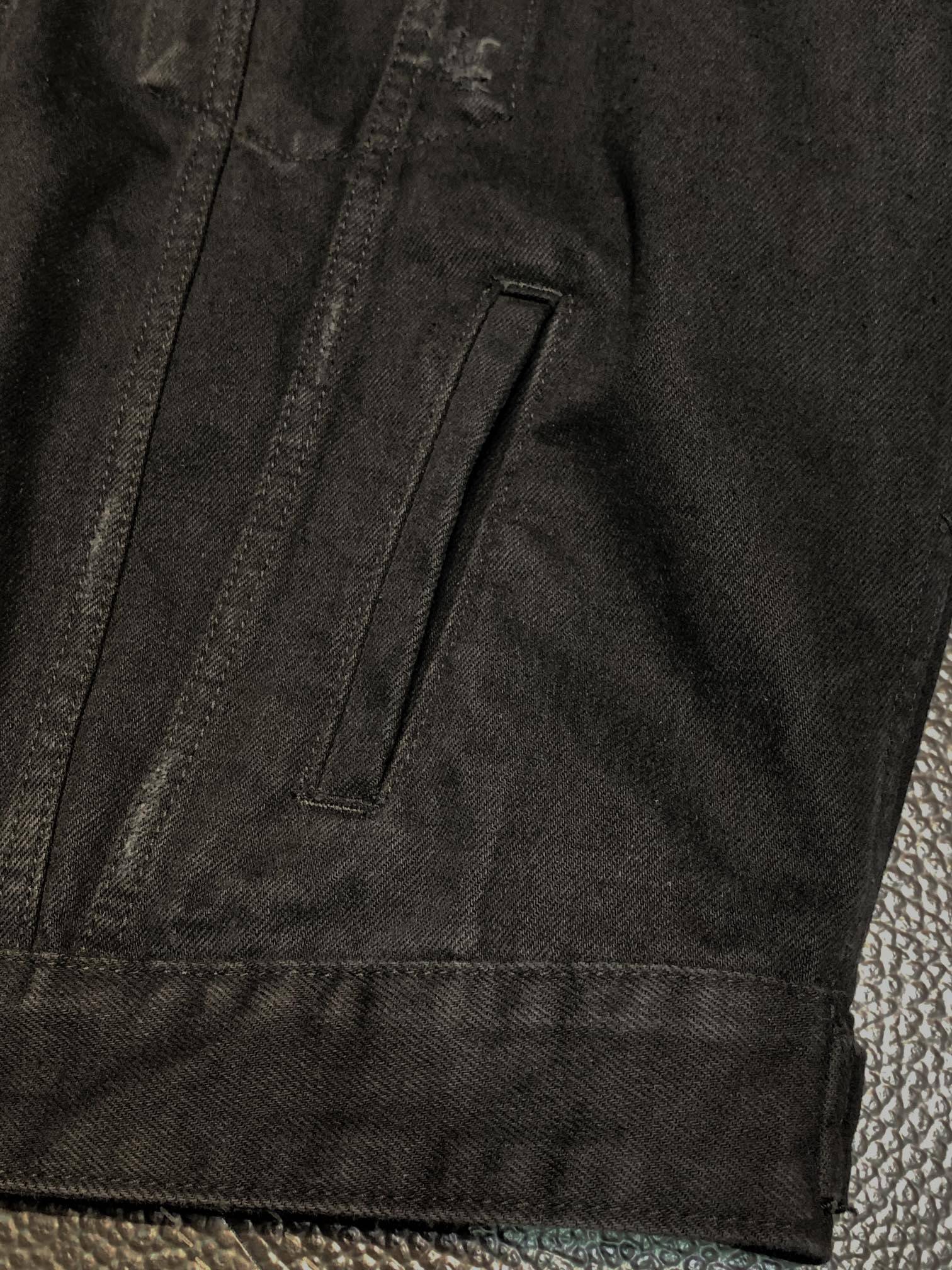 Balenciaga ripped denim jacket