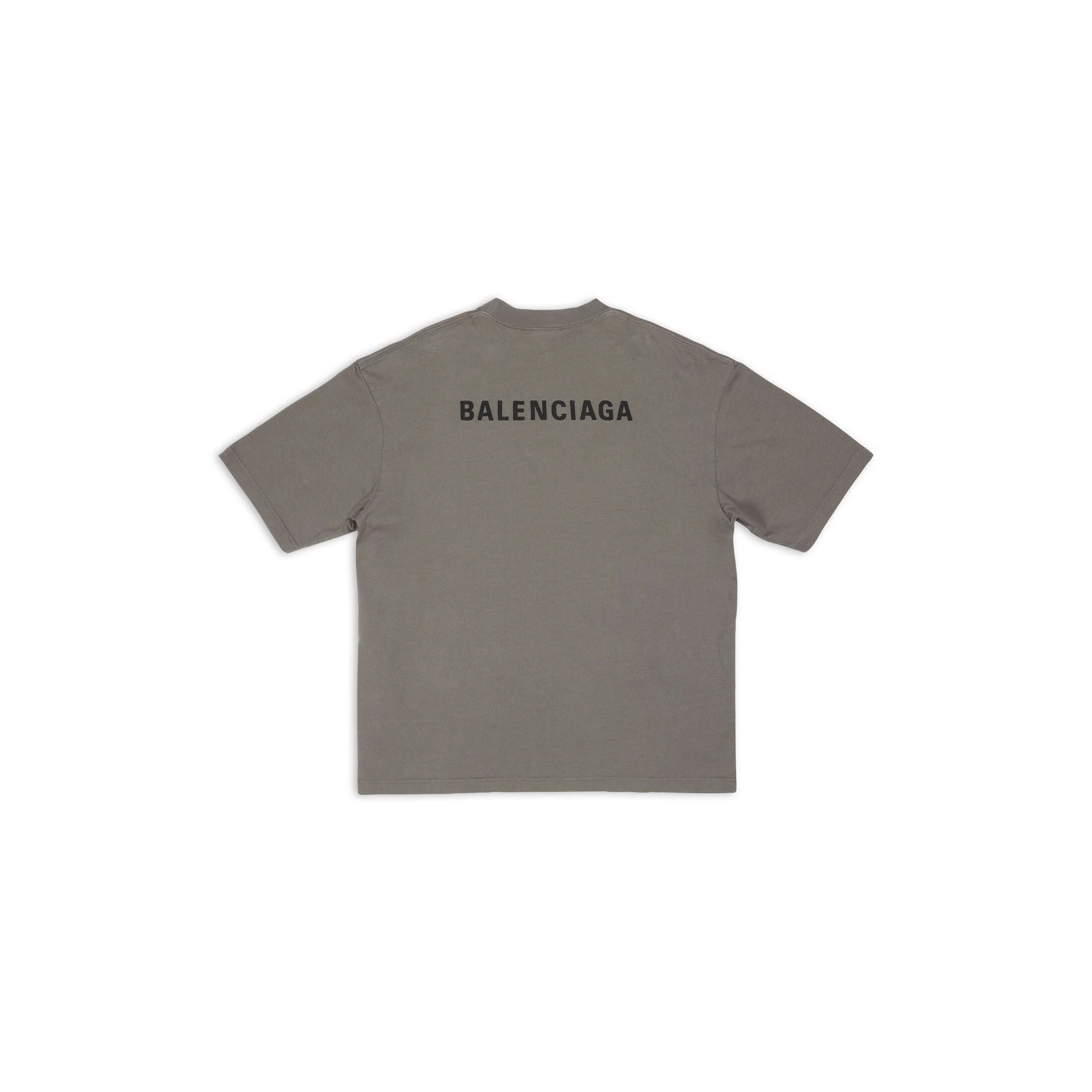 MEN'S BACK T-SHIRT MEDIUM FIT IN GREY