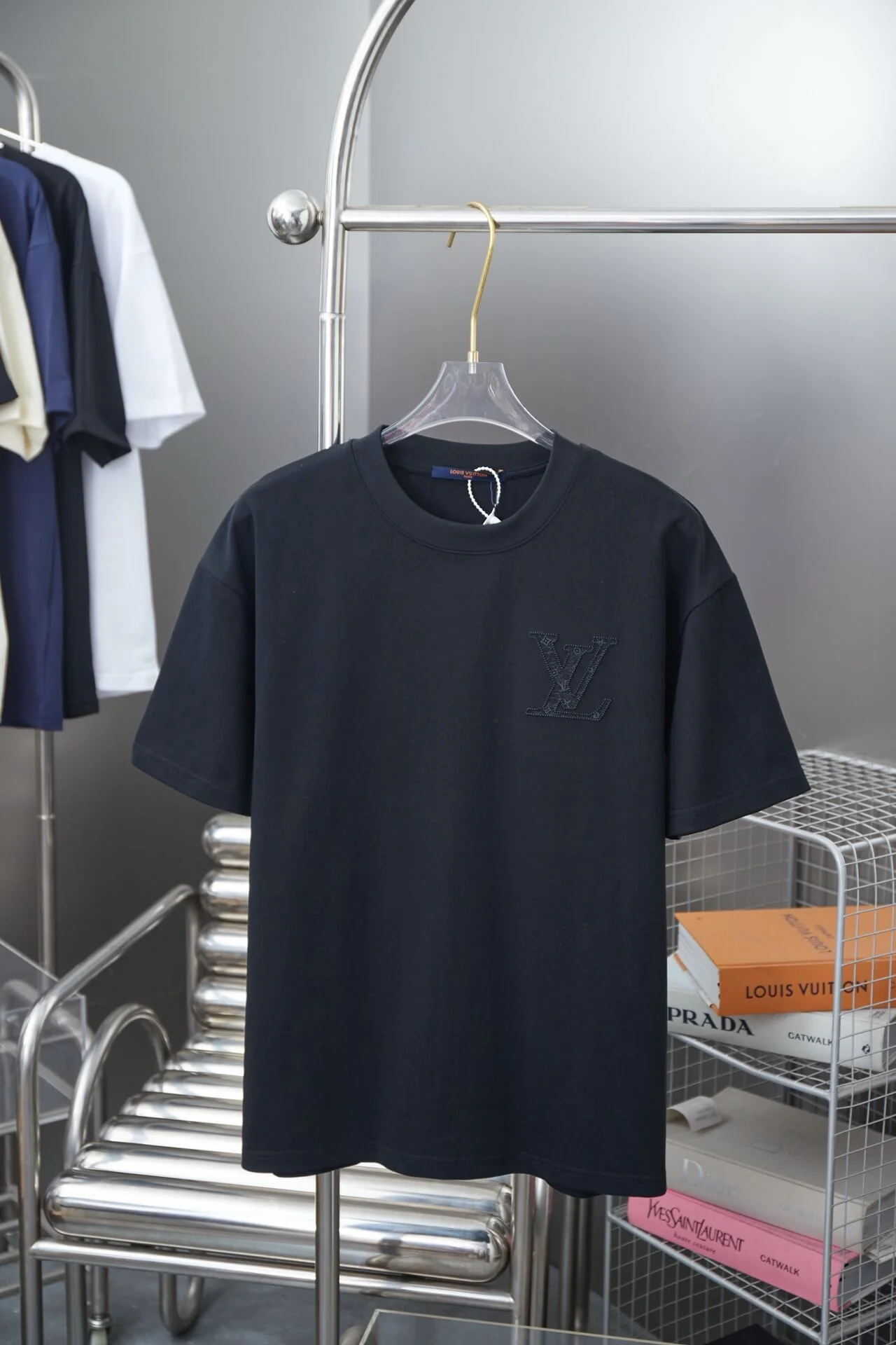 Toothbrush Embroidery Graphic T Shirt
