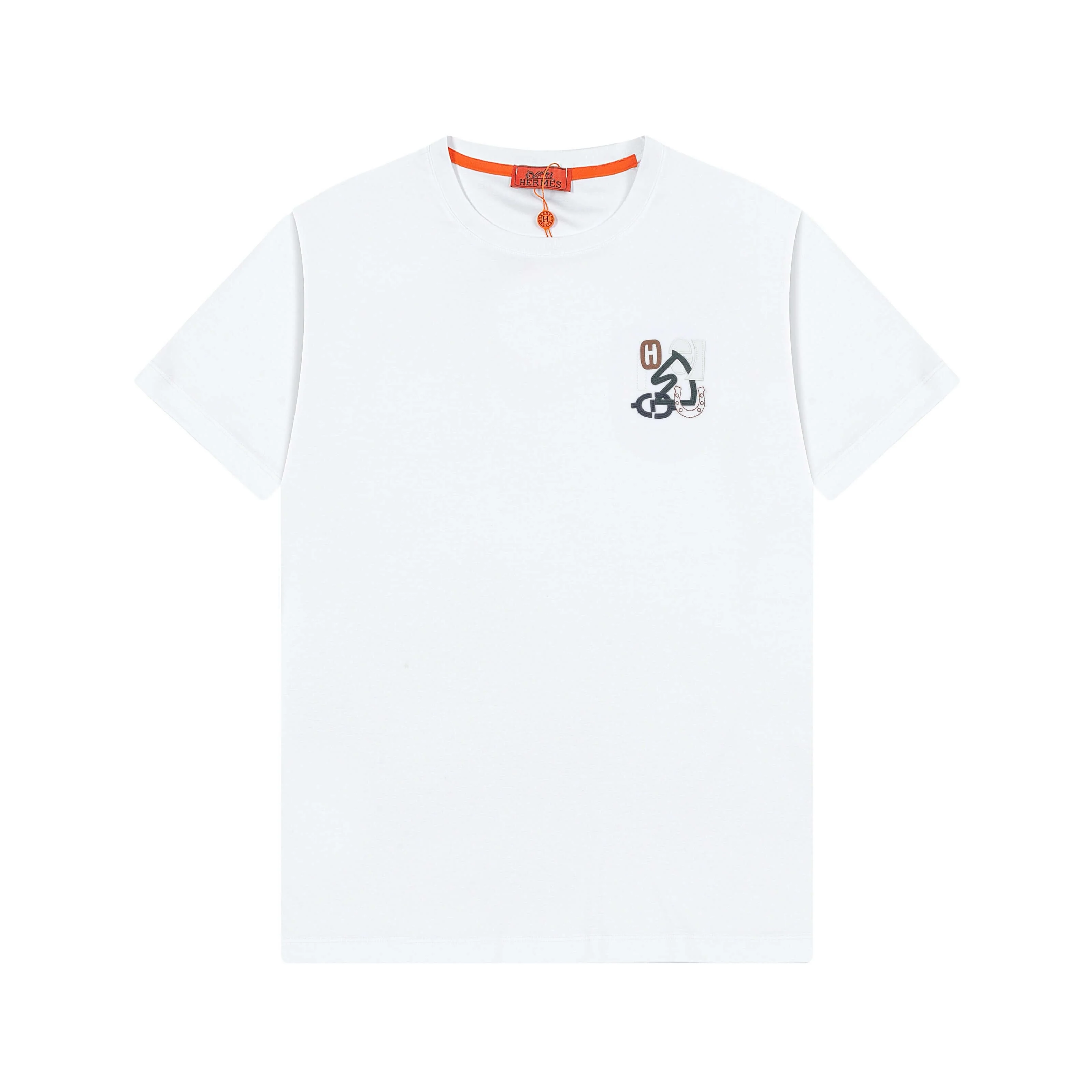 Blue Embroidery T Shirt