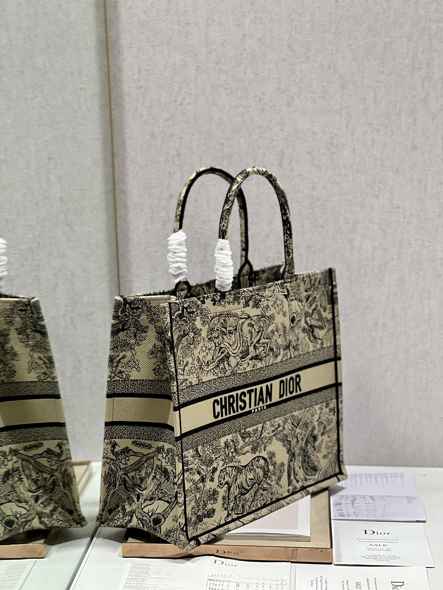 Large Dior Book Tote