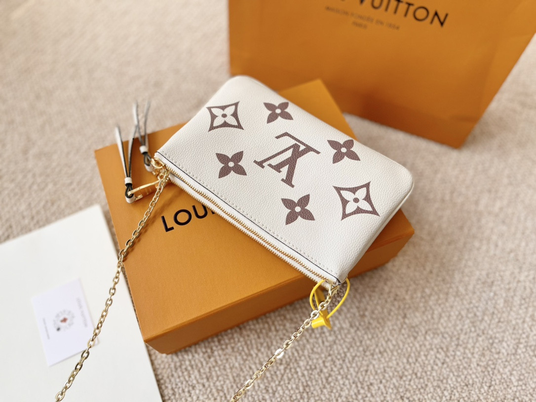 Lv Double Zip Bag